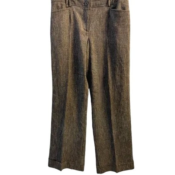 Reitmans brown wide leg dress pants Y2K - Picture 8 of 11